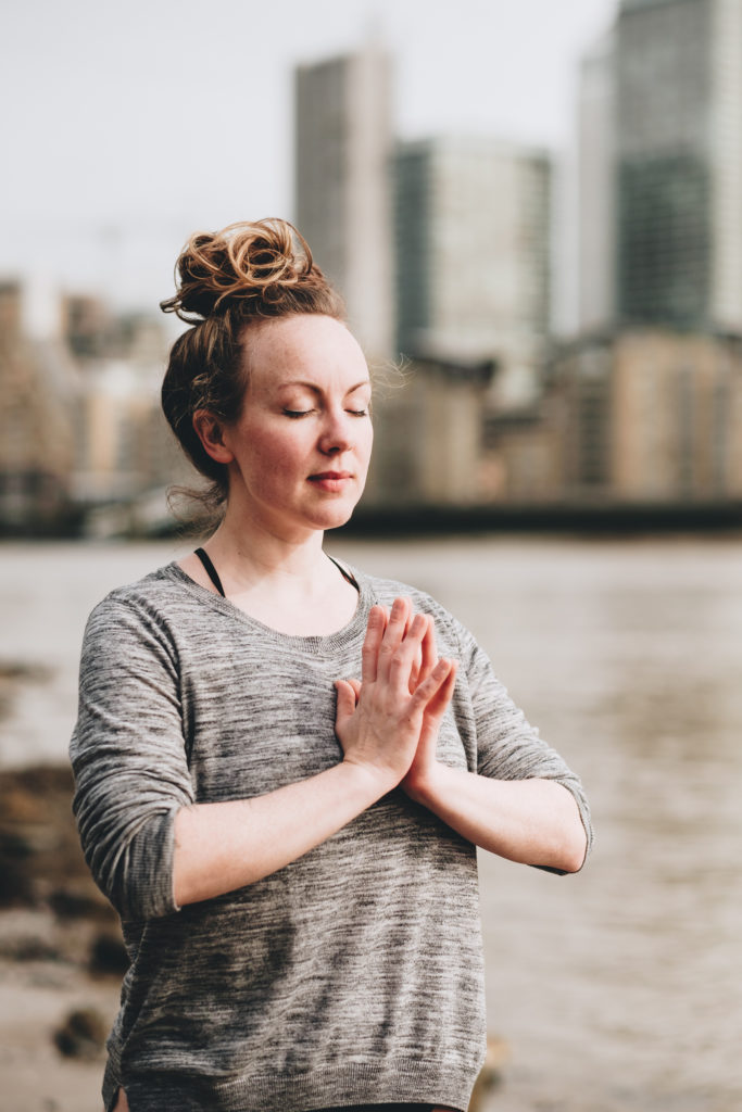 FXT12941 Surrey London Yoga Photographer Stretch Breathe Smile | Central London Yoga Photography