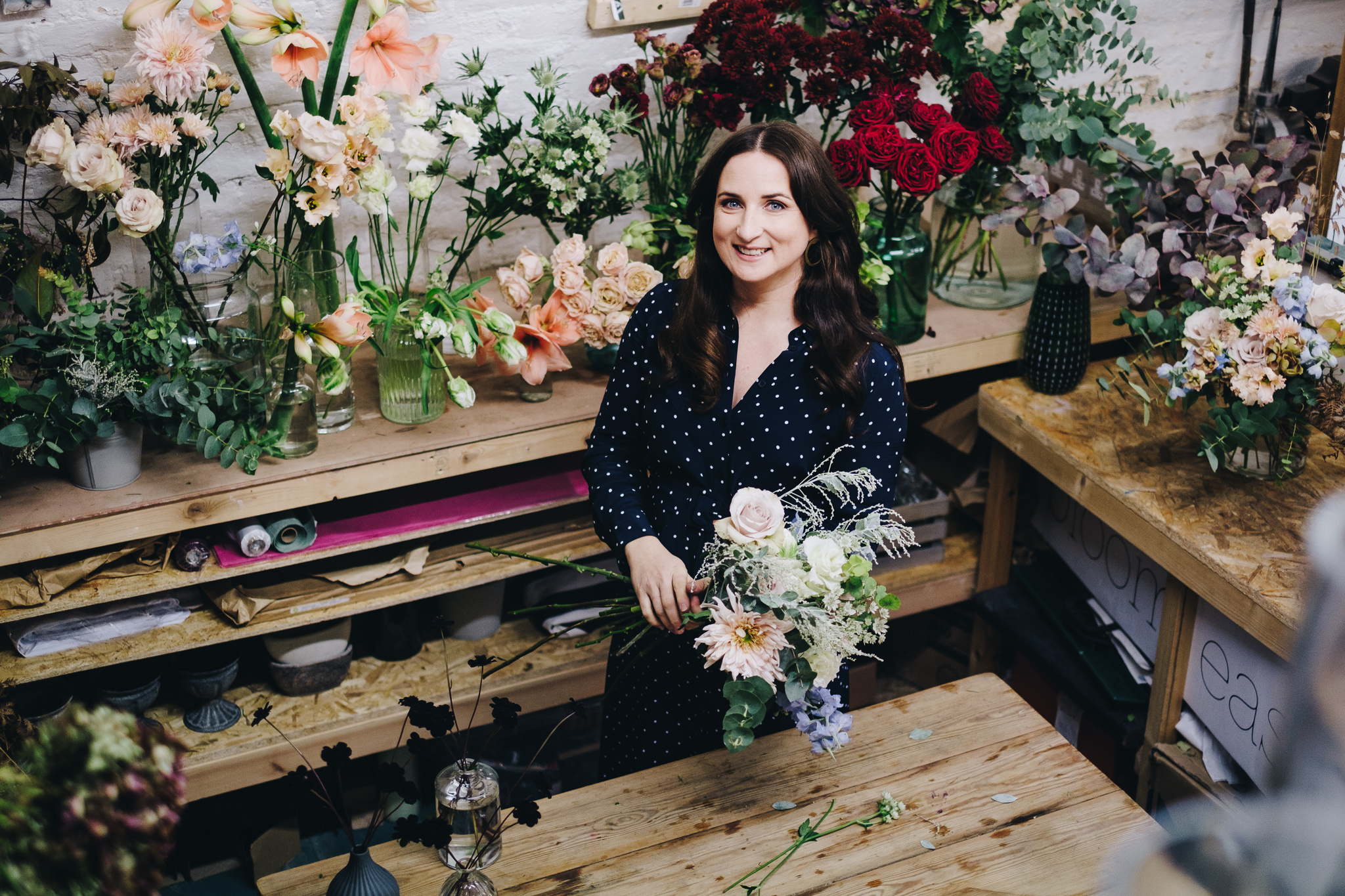 Anya Florist Branding Photoshoot 4 Personal Brand Photography for London Florist in Peckham
