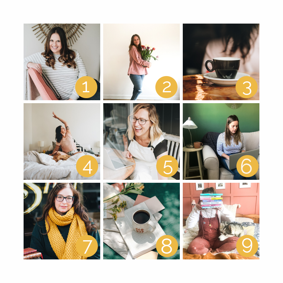 9 cut grids for instagram